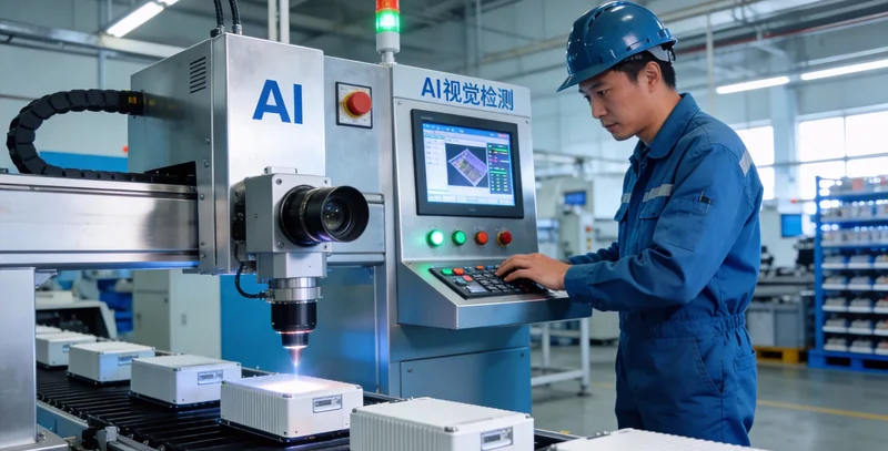 工程师在地铁列车驾驶室用电脑调试参数