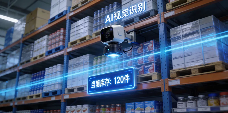 一个典型的地砖仓库内部，不同规格的砖混放，工人正在手工记录