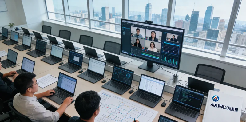 无锡某EDA公司测试实验室内部，摆放着多台测试机台