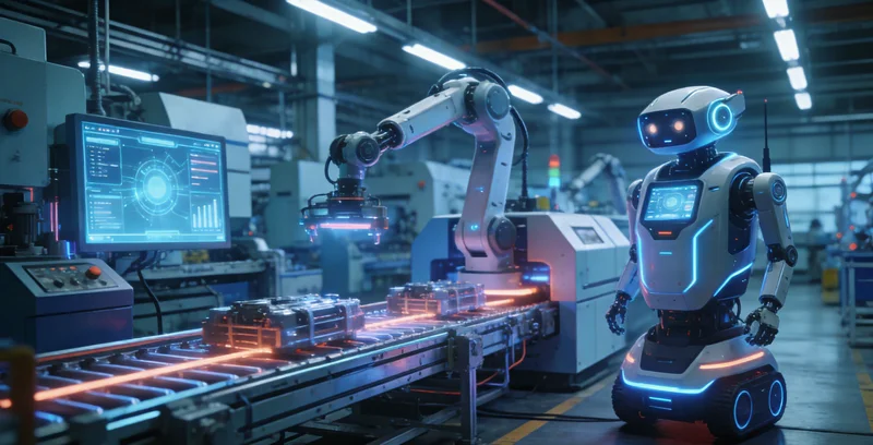 EPE胶膜生产车间内景,聚焦于挤出机控制面板