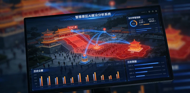 海滨景区售票处,外国游客与工作人员正在用手势沟通,面露困惑