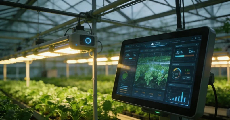 腐竹生产车间锅炉设备上安装振动温度传感器的示意图