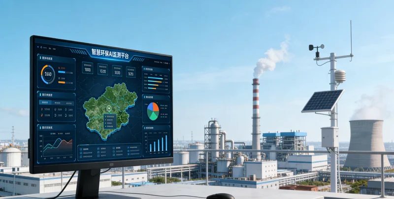 锚机生产车间内，工人正在操作设备，墙上装有智能电表