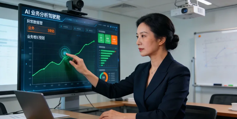 梭织车间内，一个简单的电子看板显示着各机组实时能耗数据