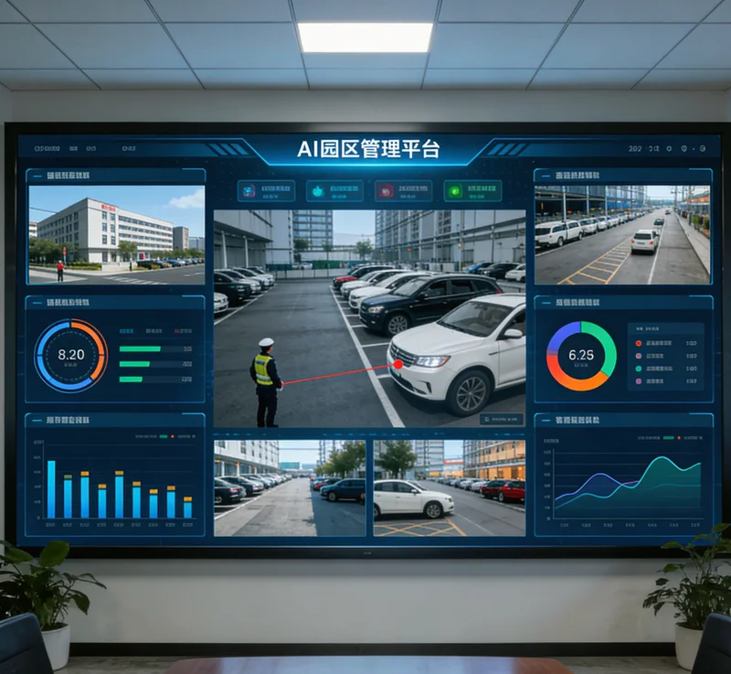 改造后的智能检测线,工业相机正在自动扫描流水线上的工件