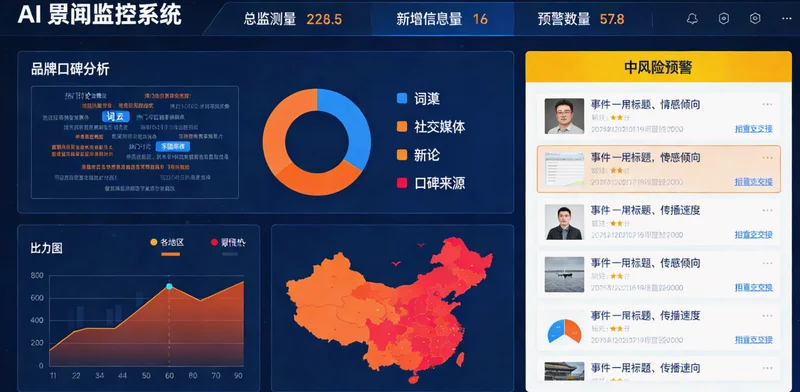 展示社群聊天界面中AI监控误报和漏报的对比示意图