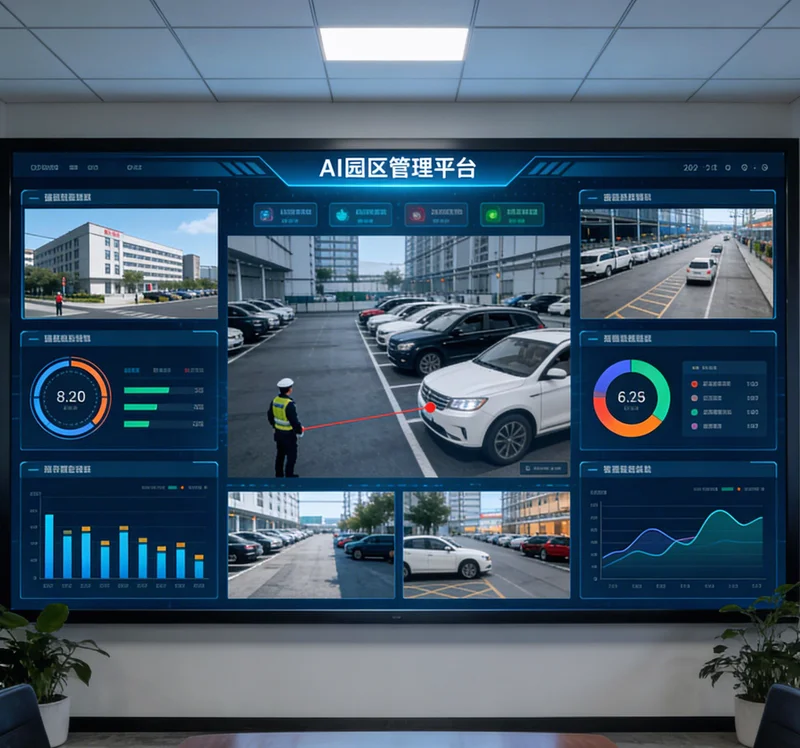 三种AI安全预警方案对比图表：模块化定制、视频分析盒子、深度集成