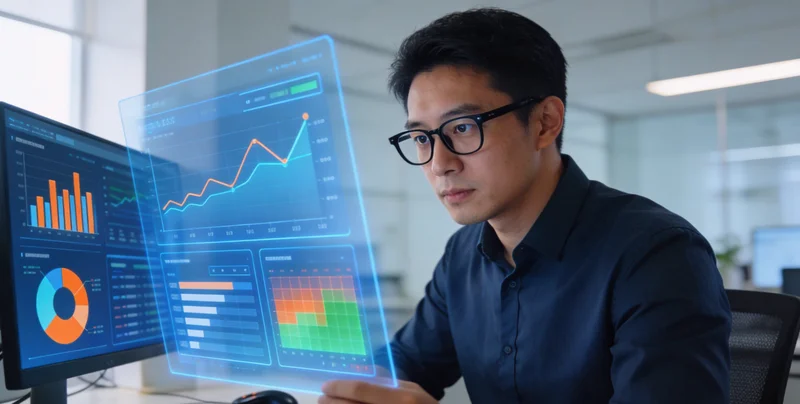 AI成分分析系统实时监控软件界面,显示熔融指数、密度等关键参数趋势