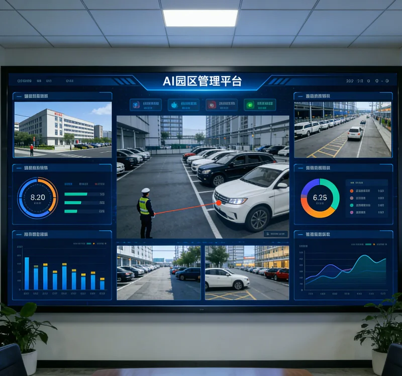 慢病管理AI预测系统数据看板界面示意