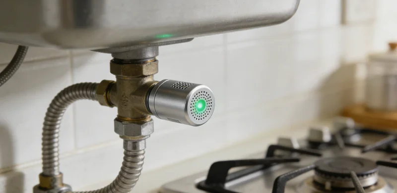 危废填埋场工作人员正在采集渗滤液样本