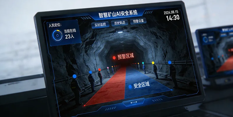 硅钢车间内行车正在吊运钢卷，下方为人员通道，展示典型的高风险交叉作业场景