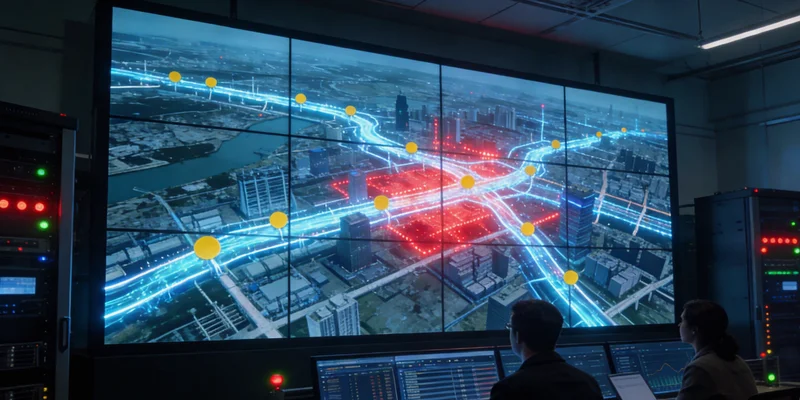 一张简明的柱状图，对比传统人工方式与AI系统在年化成本和收益上的差异