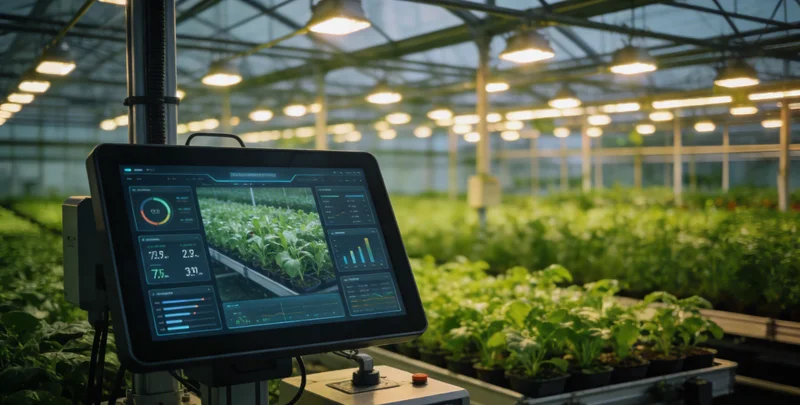 针织大圆机关键部位安装振动传感器示意图