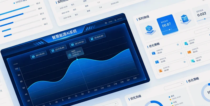 钻井工人在复杂管线间进行夜间巡检，手持电筒照射设备法兰连接处