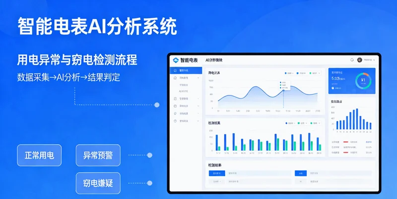 工程轮胎生产车间内，工人正在查看传统机械电表，背景是大型硫化机。