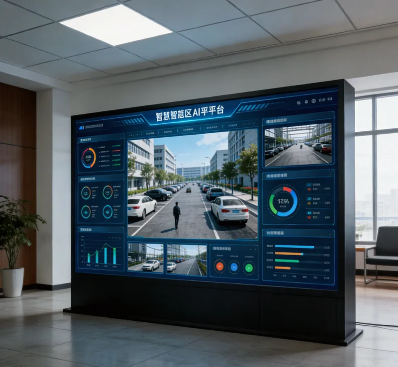 AI能耗优化系统数据监控看板示意图