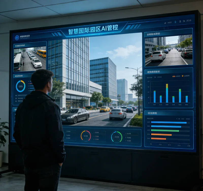 安装在产线上的AI视觉检测设备,正在自动检测工作鞋