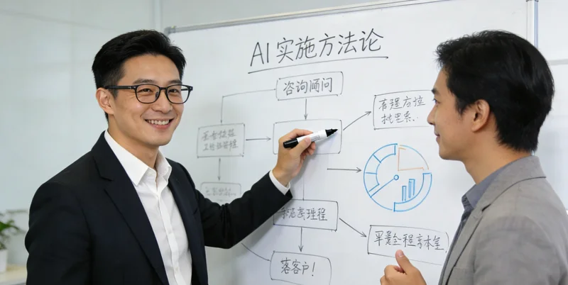 一个分三个阶段（试点、扩展、推广）的AI测评落地路线图