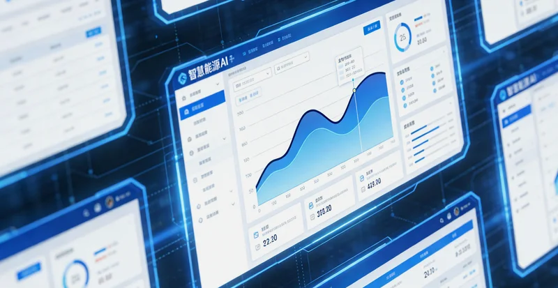 运维人员正在工商业光伏屋顶进行人工巡检，使用热成像仪检测组件