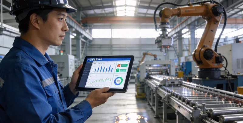 操作工正在手动调节废气处理加药泵阀门