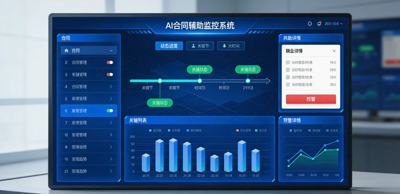 医疗器械生产车间内，多参数监护仪正在测试工位上运行，屏幕显示波形和数据