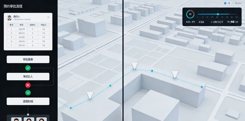 压铸车间工人正在操作设备,环境中有油雾