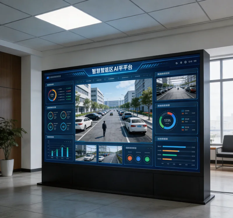 冲压车间内，AI摄像头正对模具区域进行实时监控