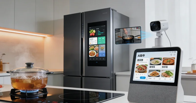 工厂中控室大屏上,显示着多台冲压设备的实时运行状态和健康度评分