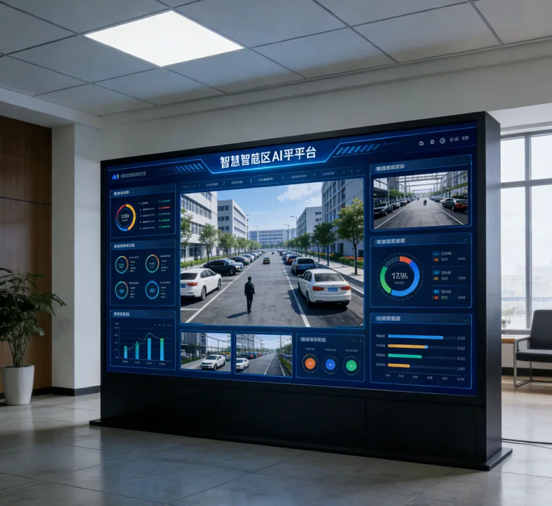 AI系统处理体检报告并生成可视化数据看板的示意图