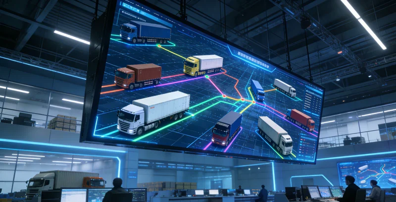 深夜,供水公司调度中心内,电话响起,工作人员正紧张地盯着SCADA系统屏幕。