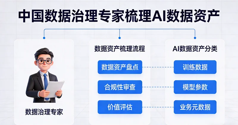 形象化图表展示AI模型需要持续用生产数据喂养和训练