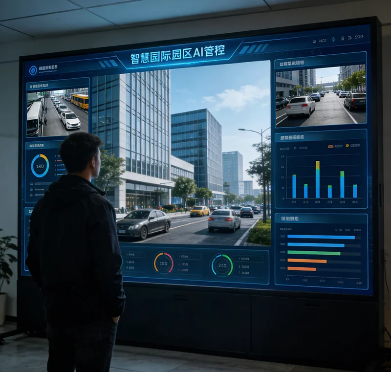 AI违规行为识别系统后台,显示各类违规事件统计与分析图表的屏幕截图