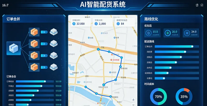 忙碌的同城快递分拣中心,包裹在传送带上流动,现场略显混乱
