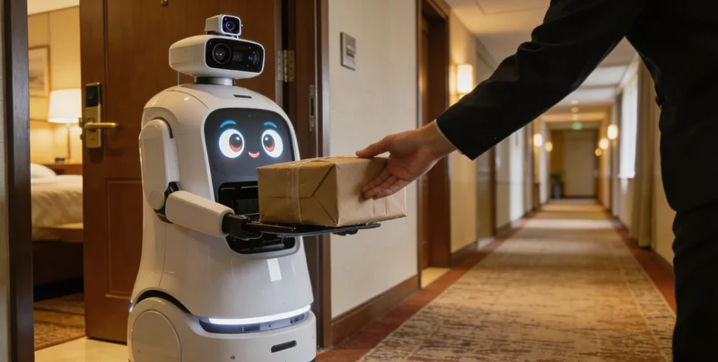 快捷酒店前台同时接听电话和处理入住，手忙脚乱场景