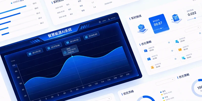 大型露天煤矿作业现场，多台矿用卡车与电铲正在协同作业