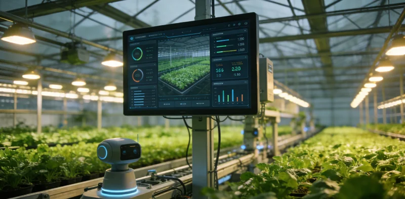 磨矿车间内景,可见球磨机与管道,墙上有传统瓦斯传感器