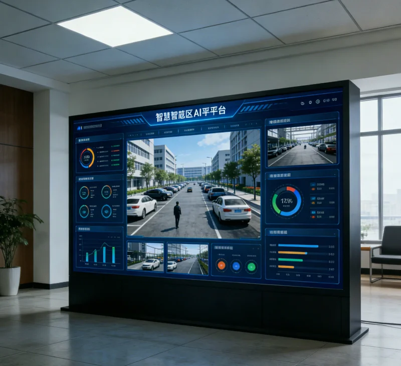 一台标准的AI视觉分拣机在食品生产线上工作