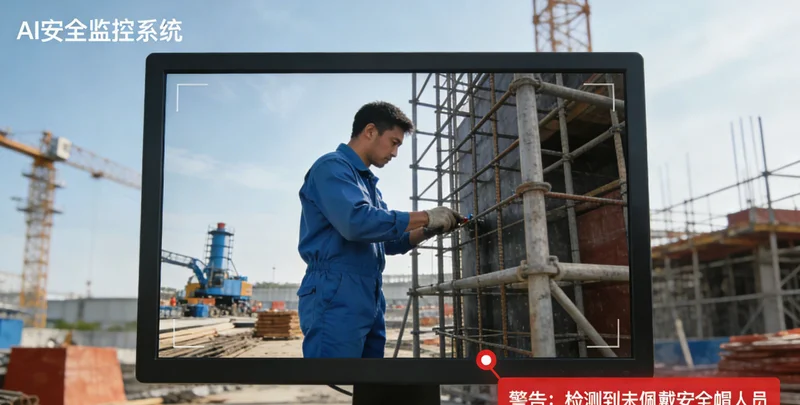 量具制造车间内景,远处有员工未规范佩戴安全帽