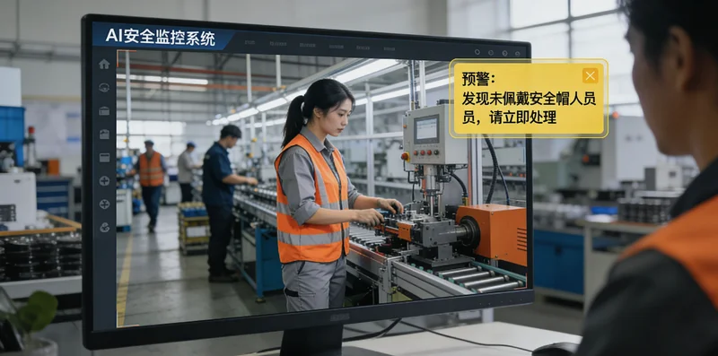 电磁流量计生产车间内，工人在装配作业，背景可见多种规格的流量计壳体。