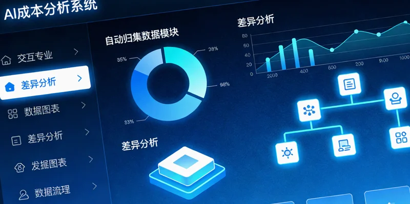 MRI设备工程师正在检修,旁边列有各项成本清单