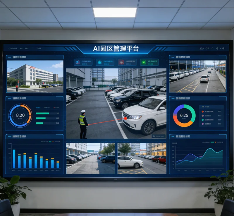 AI视觉系统正在检测门锁面板表面的划痕和脏污