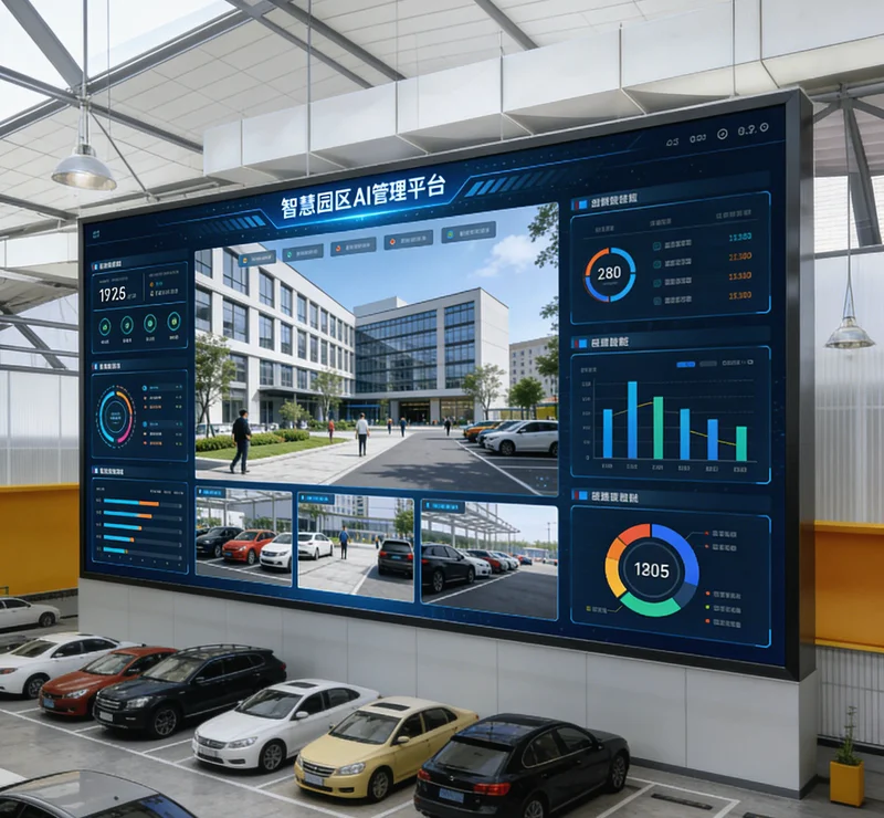 新能源汽车电池包外观检测示意图，展示人工检测与AI检测的对比