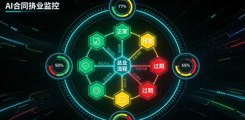 一份商业合同的重点条款被用红笔圈出提示