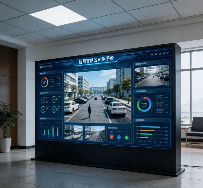 AI舆情监控系统后台数据看板，展示情绪分析和话题趋势