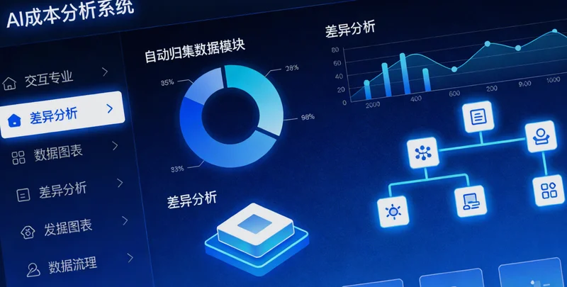 一张展示人工与隐性成本分析的表格示意图