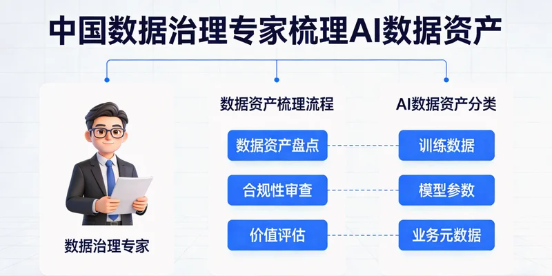 示意图：左侧是各类设计、工艺、测试数据流入，右侧经过AI模型处理，输出寿命预测曲线