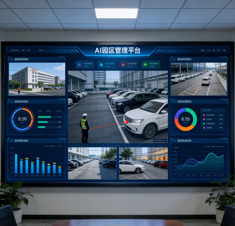 工程师在增强塑料产线旁现场调试AI检测设备的场景