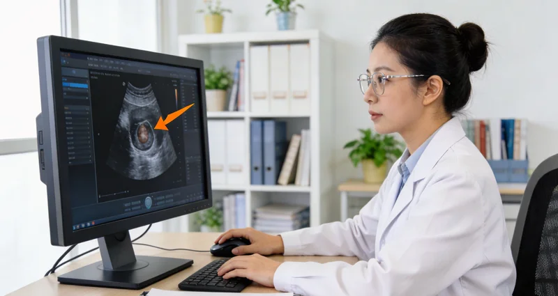 桌面上堆满各种手写处方单和病历本,一名员工正在焦头烂额地核对