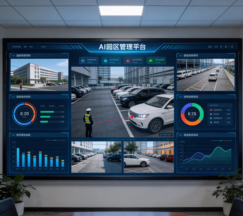 一个展示不同预算区间下,AI数据分析系统各项费用占比的饼状图