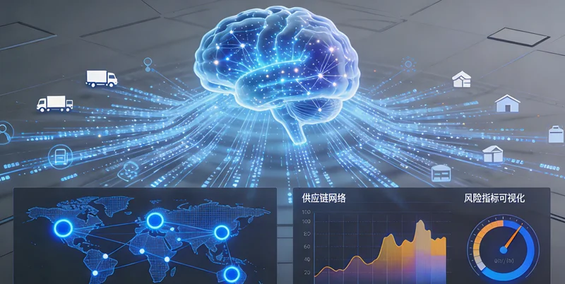 物流团队基于AI预测数据开会讨论补货计划